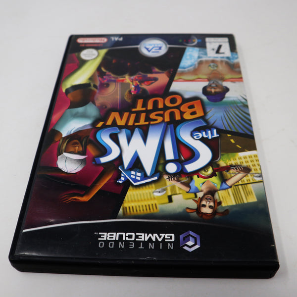 Vintage 2003 Nintendo Gamecube The Sims Bustin' Out Video Game PAL 2 Players