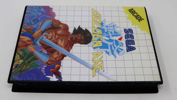 Vintage 1989 80s Sega Master System Golden Axe Cartridge Video Game Pal Arcade 1 Player