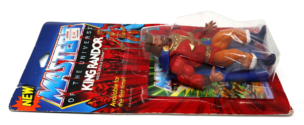 Vintage 1986 Mattel He-Man MOTU Masters Of The Universe Original Series King Randor Action Figure Carded MOC Rare