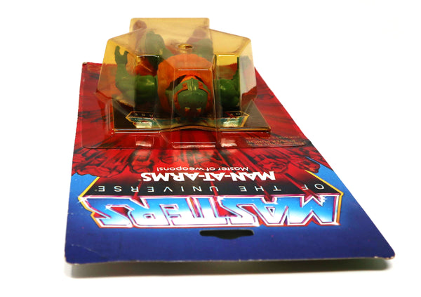 Vintage 1982 Mattel He-Man MOTU Masters Of The Universe Original Series Man-At-Arms Action Figure Carded MOC Rare