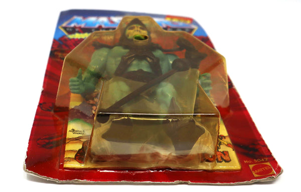 Vintage 1982 Mattel He-Man MOTU Masters Of The Universe Original Series Skeletor Action Figure Carded MOC Rare