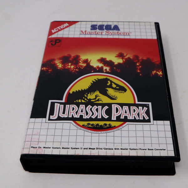 Vintage 1992 90s Sega Master System Jurassic Park Cartridge Video Game Action Pal 1 Player