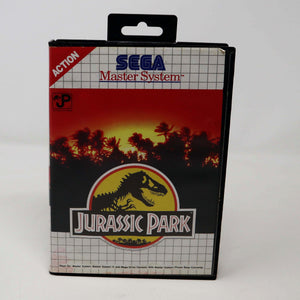 Vintage 1992 90s Sega Master System Jurassic Park Cartridge Video Game Action Pal 1 Player