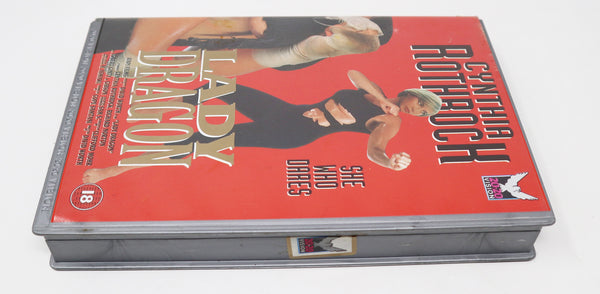 Vintage 1992 90s Cynthia Rothrock Lady Dragon VHS Video Home System Tape Rare Big Box Version Martial Arts