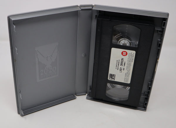 Vintage 1992 90s Cynthia Rothrock Lady Dragon VHS Video Home System Tape Rare Big Box Version Martial Arts