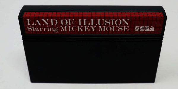 Vintage 1992 90s Sega Master System Land Of Illusion Starring Mickey Mouse Cartridge Video Game Pal Action 1 Player