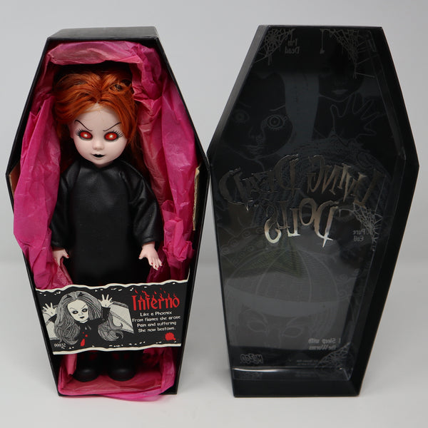 2002 Mezco Toyz Living Dead Dolls Series 4 Inferno 10" Doll Complete Boxed Rare