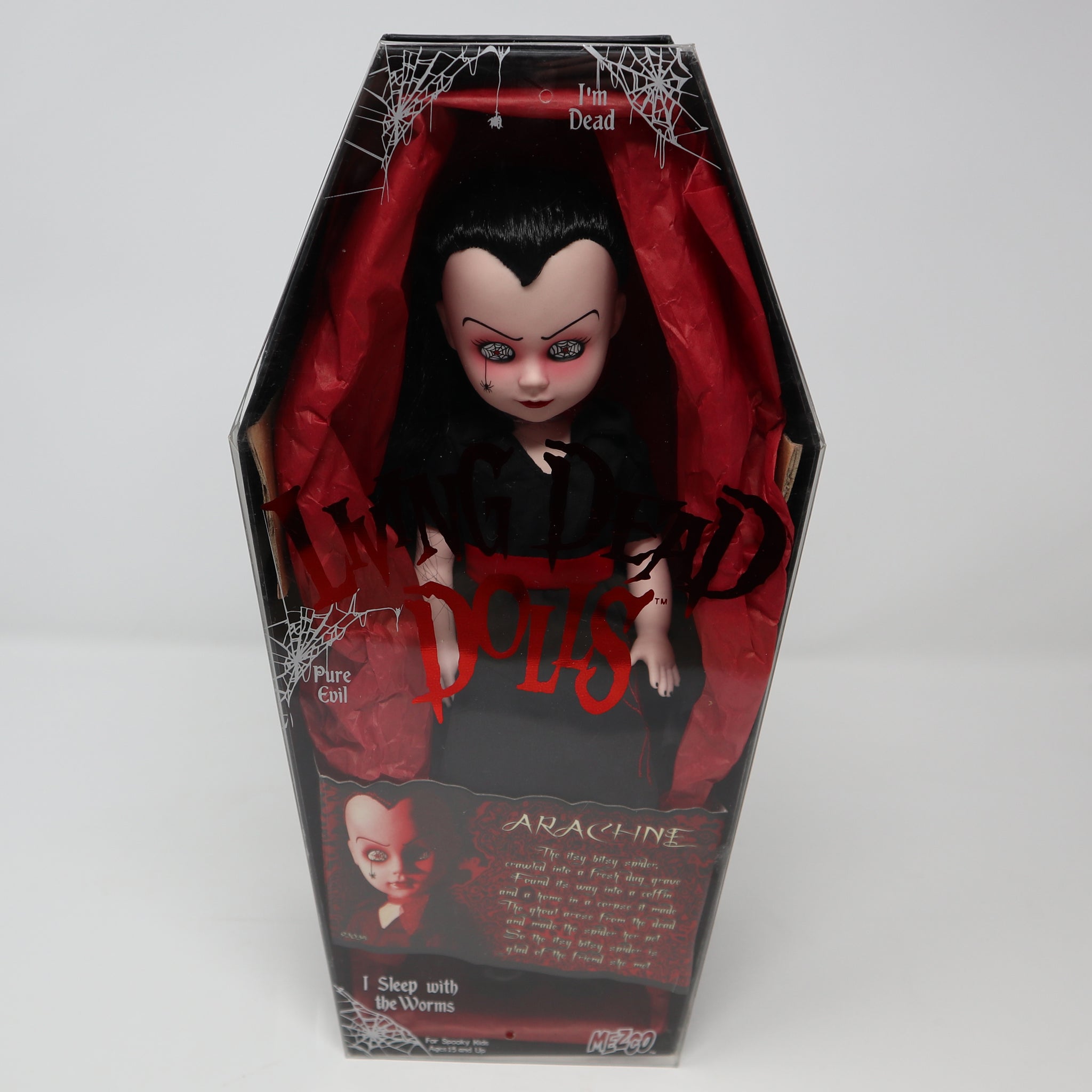 2005 Mezco Toyz Living Dead Dolls Series 10 Arachne 10" Doll Complete Boxed Rare