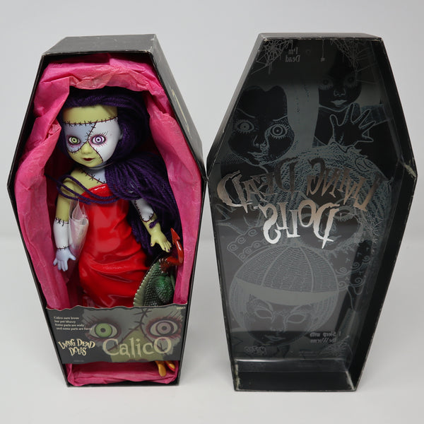 2003 Mezco Toyz Living Dead Dolls Series 6 (666) Calico 10" Doll Complete Boxed Rare