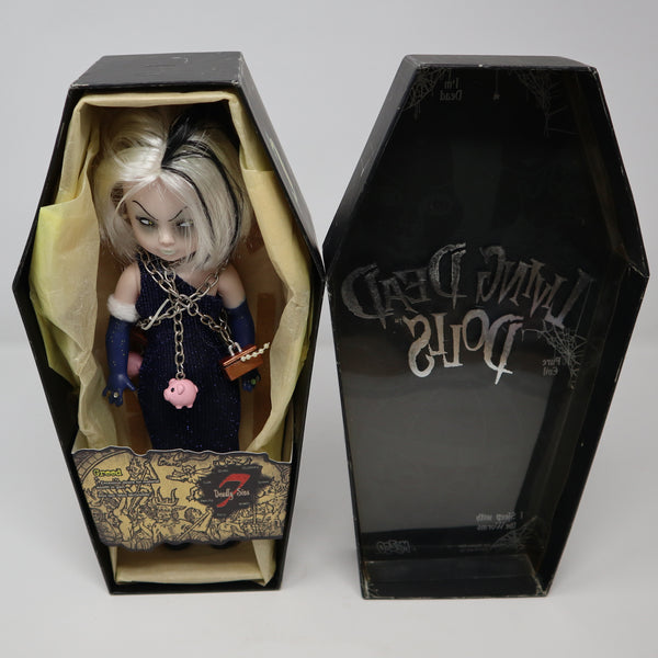 2004 Mezco Toyz Living Dead Dolls Series 7 Seven Deadly Sins Greed (Miss McGreedy) 10" Doll Complete Boxed Rare