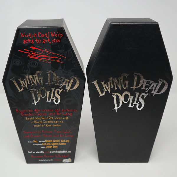 Vintage 2001 Mezco Toyz Living Dead Dolls Series 1 Sin10" Doll Near Complete Boxed Rare