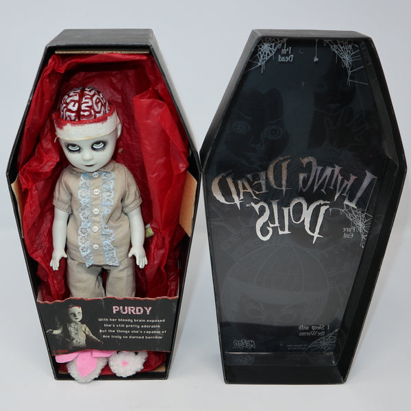 2005 Mezco Toyz Living Dead Dolls Series 9 Purdy 10" Doll Complete Boxed Rare