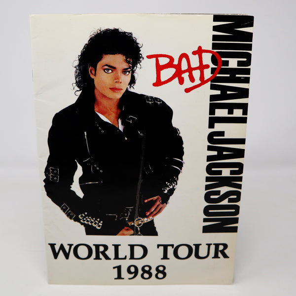Vintage 80s Michael Jackson Bad World Tour 1988 Concert Programme Program Book