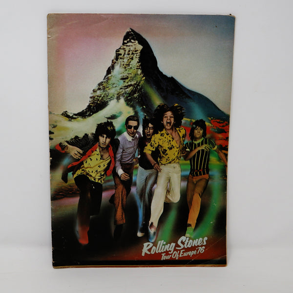 Vintage 70s Rolling Stones Tour Of Europe '76 Tour Concert Programme Program Book Mick Jagger