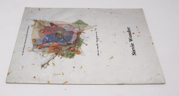 Vintage 90s Stevie Wonder RNIB Concerts 1995 Royal Albert Hall Tour Concert Programme Program Book In Aid Of Royal National Institute For The Blind