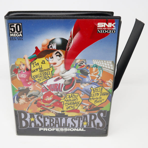 Vintage 1990 90s SNK Neo-Geo AES Baseball Stars Professional Video Game Japan