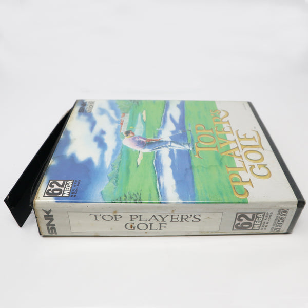 Vintage 1990 90s SNK Neo-Geo AES Top Player's Golf Video Game Japan