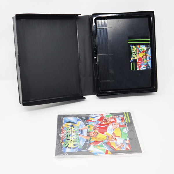 Vintage 1994 90s SNK Neo-Geo AES Super Sidekicks 2 Video Game Japan