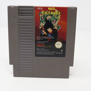 Vintage 1990s Nintendo Entertainment System NES Wrath Of The Black Manta Video Game Pal A