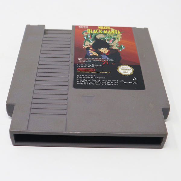 Vintage 1990s Nintendo Entertainment System NES Wrath Of The Black Manta Video Game Pal A