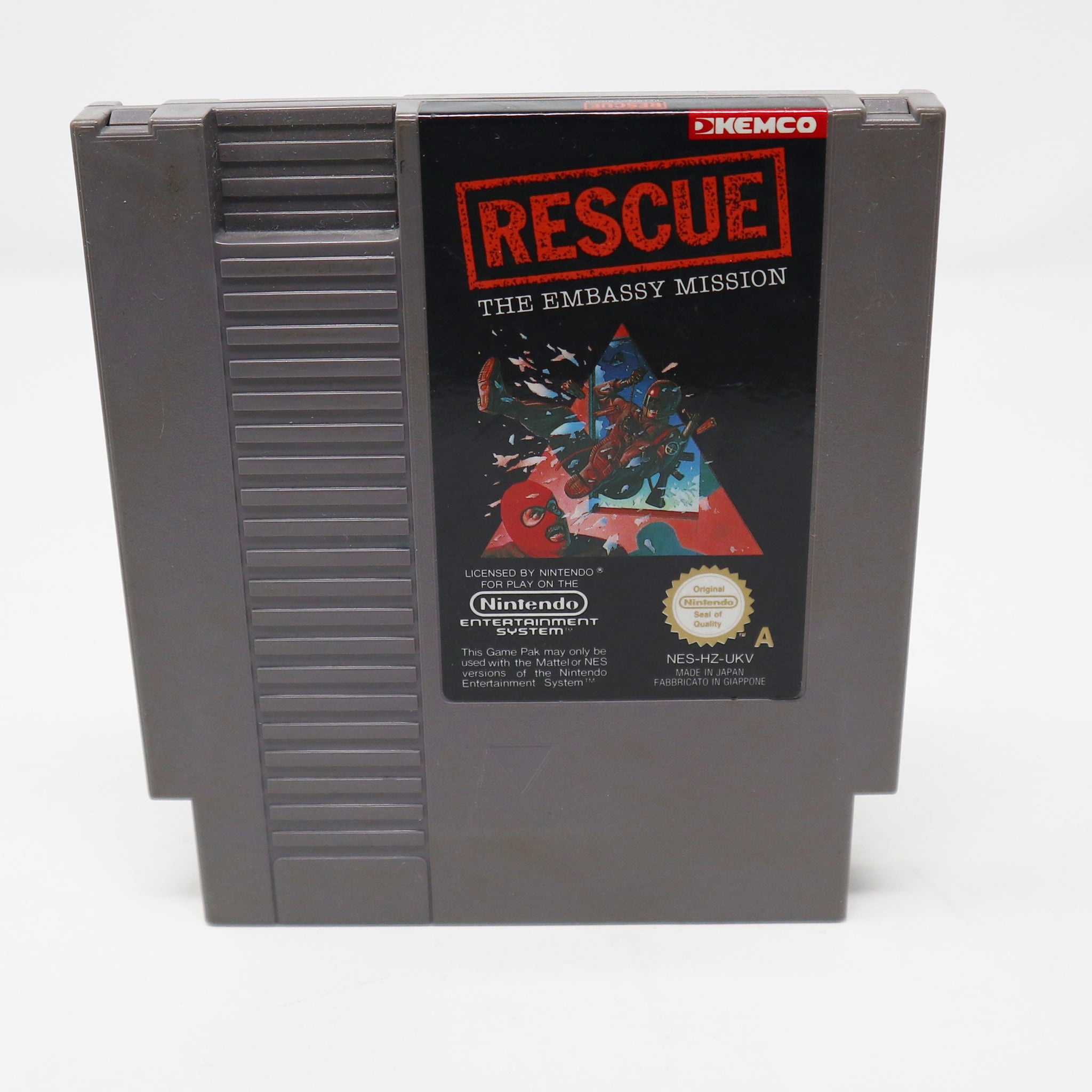 Vintage 1990s Nintendo Entertainment System NES Rescue The Embassy Mission Video Game Pal A