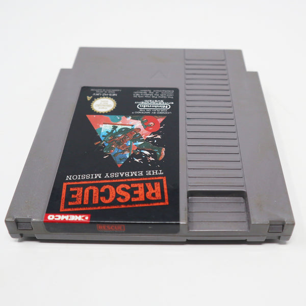 Vintage 1990s Nintendo Entertainment System NES Rescue The Embassy Mission Video Game Pal A