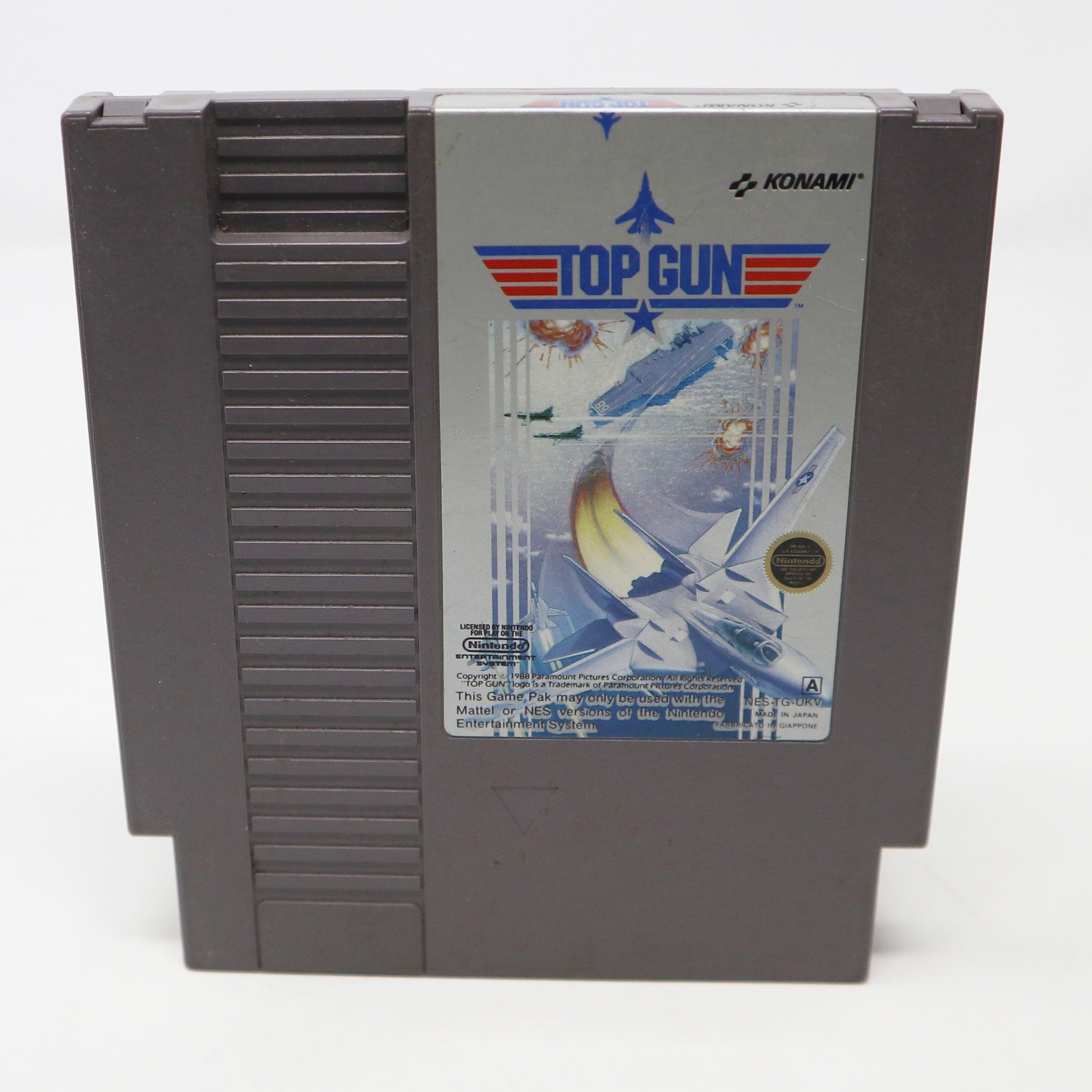 Vintage 1990s Nintendo Entertainment System NES Top Gun Video Game Pal