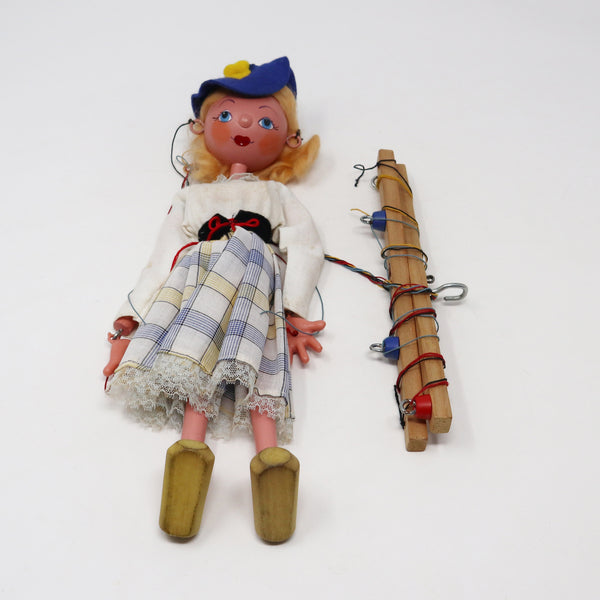 Vintage Pelham Puppets Mitzi SS8 (SS) Standard Stringed Hand Made Puppet Marionette Boxed