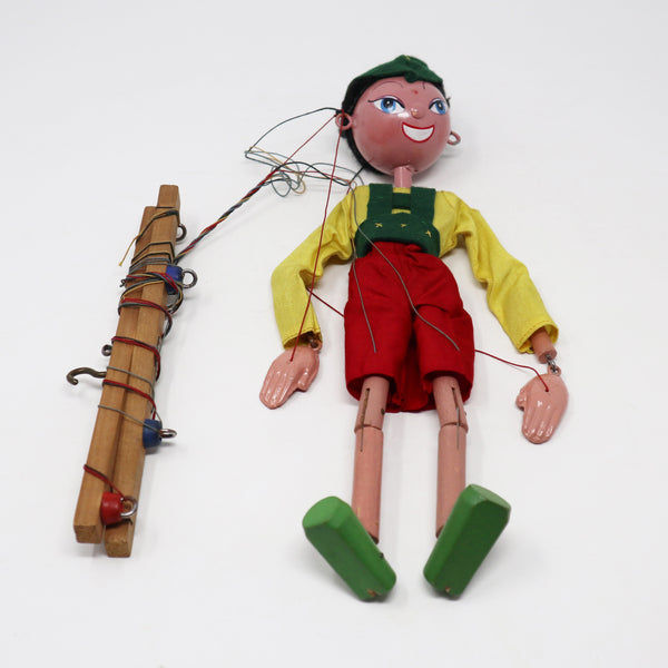 Vintage Pelham Puppets Tyrolean Boy (SS) Standard Stringed Hand Made Puppet Marionette Boxed