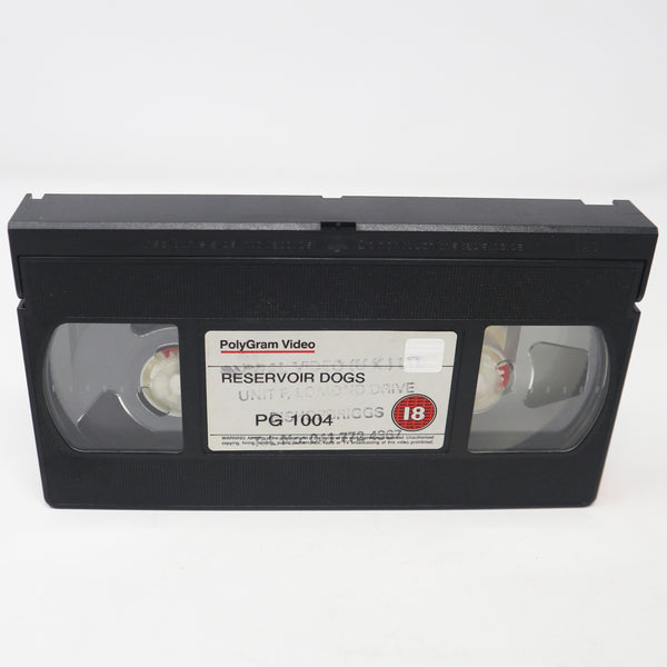 Vintage 1995 90s PolyGram Reservoir Dogs Original UK Version Uncut PAL VHS (Video Home System) Tape Rare Bigger Ex-Rental Version