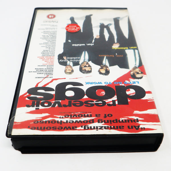 Vintage 1995 90s PolyGram Reservoir Dogs Original UK Version Uncut PAL VHS (Video Home System) Tape Rare Bigger Ex-Rental Version