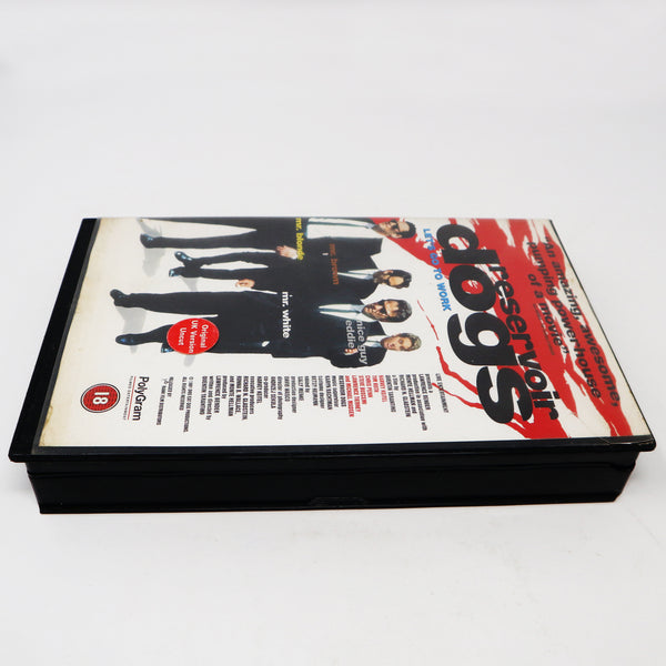 Vintage 1995 90s PolyGram Reservoir Dogs Original UK Version Uncut PAL VHS (Video Home System) Tape Rare Bigger Ex-Rental Version