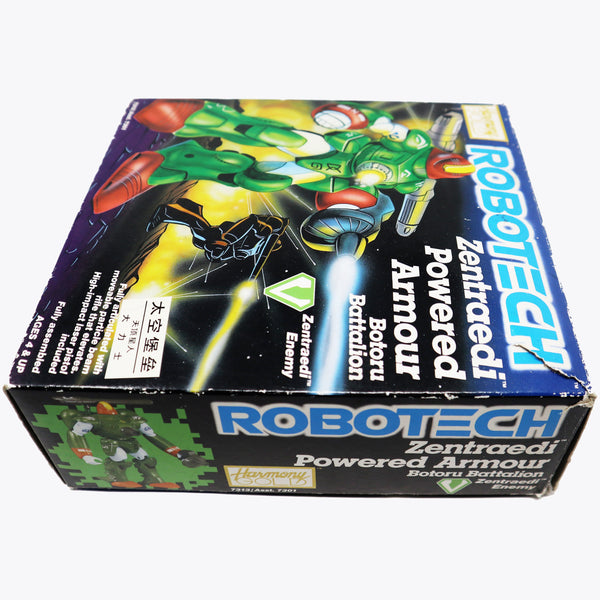 Vintage Harmony Gold Robotech Zentraedi Powered Armour Botoru Battalion Enemy Robot Figure Complete Boxed Rare