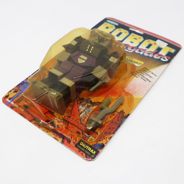 Vintage 1984 80s Remco Robot Renegades Diotrax - Collectible Series - 37 Fully Poseable 5.5" Action Figure MOC Carded Sealed Rare