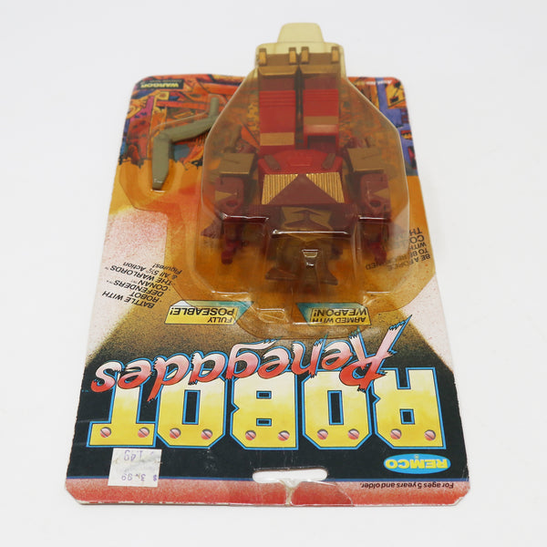 Vintage 1984 80s Remco Robot Renegades Wargor - Collectible Series - 35 Fully Poseable 5" Action Figure MOC Carded Sealed Rare