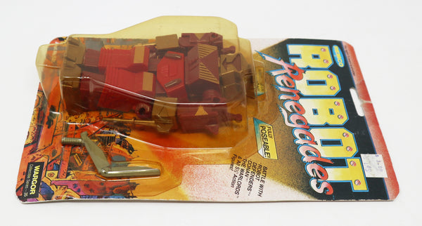 Vintage 1984 80s Remco Robot Renegades Wargor - Collectible Series - 35 Fully Poseable 5" Action Figure MOC Carded Sealed Rare