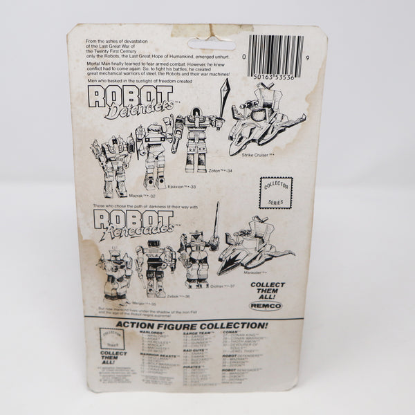 Vintage 1984 80s Remco Robot Renegades Wargor - Collectible Series - 35 Fully Poseable 5" Action Figure MOC Carded Sealed Rare