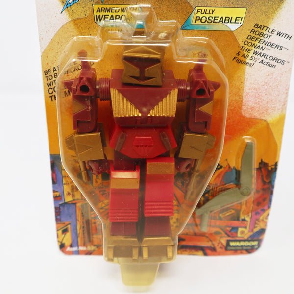 Vintage 1984 80s Remco Robot Renegades Wargor - Collectible Series - 35 Fully Poseable 5" Action Figure MOC Carded Sealed Rare