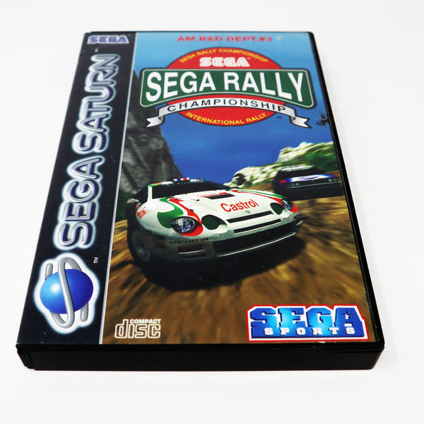 Vintage 1995 90s Sega Saturn Sega Rally Championship International Rally Video Game PAL French Secam 2 Players