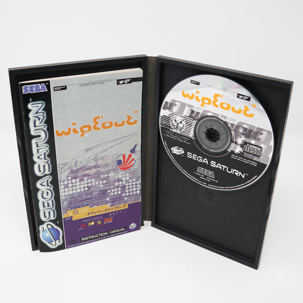 Vintage 1995 90s Sega Saturn Wipeout Video Game PAL French Secam 1 Player