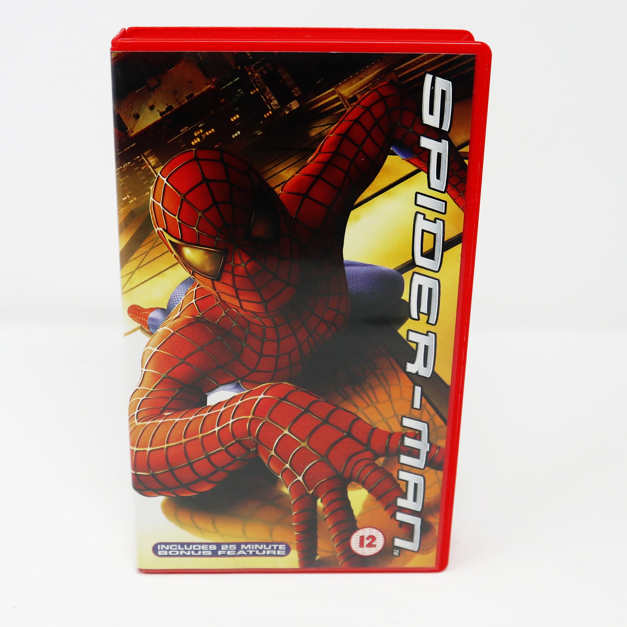 2002 Columbia Pictures Spider-Man Spiderman Tobey Maguire Kirsten Dunst Willem Dafoe PAL VHS (Video Home System) Tape Sealed Rare