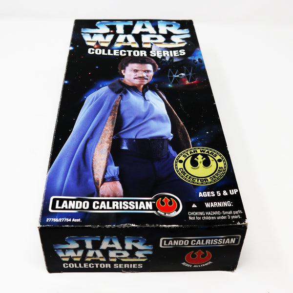 Vintage 1996 90s Hasbro Kenner Star Wars Collector Series Lando Calrissian Fully Poseable 12" Action Figure Boxed Sealed MISB