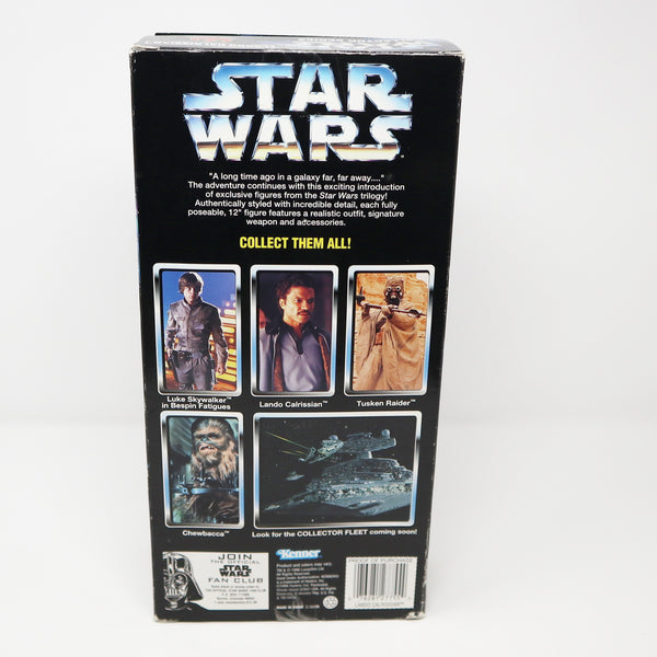 Vintage 1996 90s Hasbro Kenner Star Wars Collector Series Lando Calrissian Fully Poseable 12" Action Figure Boxed Sealed MISB