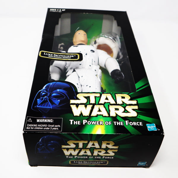 Vintage 1998 90s Hasbro Star Wars The Power Of The Force POTF Luke Skywalker Fully Poseable 12" Action Figure Boxed