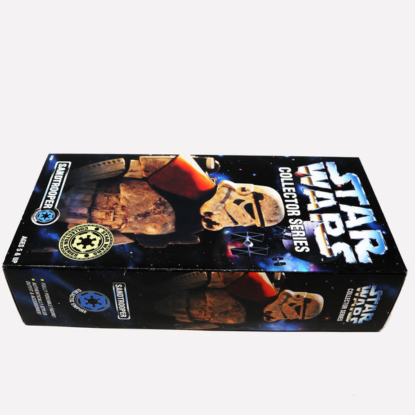 Vintage 1997 90s Hasbro Kenner Star Wars Collector Series Sandtrooper Fully Poseable 12" Action Figure Boxed Sealed MISB