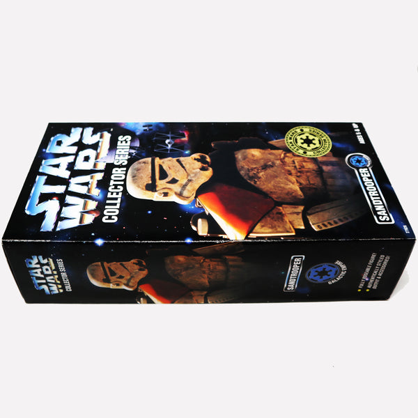 Vintage 1997 90s Hasbro Kenner Star Wars Collector Series Sandtrooper Fully Poseable 12" Action Figure Boxed Sealed MISB