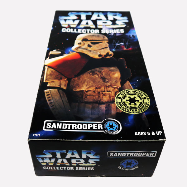 Vintage 1997 90s Hasbro Kenner Star Wars Collector Series Sandtrooper Fully Poseable 12" Action Figure Boxed Sealed MISB