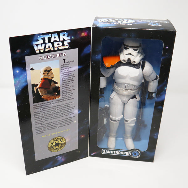 Vintage 1997 90s Hasbro Kenner Star Wars Collector Series Sandtrooper Fully Poseable 12" Action Figure Boxed Sealed MISB