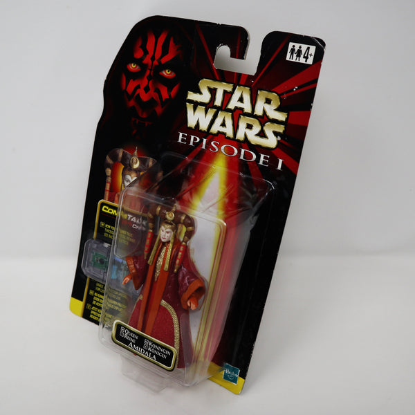 Vintage 1999 90s Hasbro Star Wars Episode I Collection 1 Queen Amidala Talking Action Figure Carded MOC