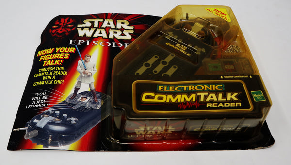 Vintage 1999 90s Hasbro Star Wars Episode I Electronic CommTalk Reader For Talking Action Figures Carded MOC